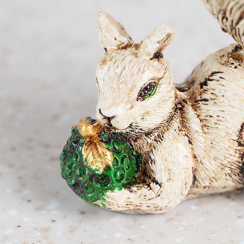 Buy Squirrel Nibble Showpiece - Set Of Two Showpieces from Vaaree