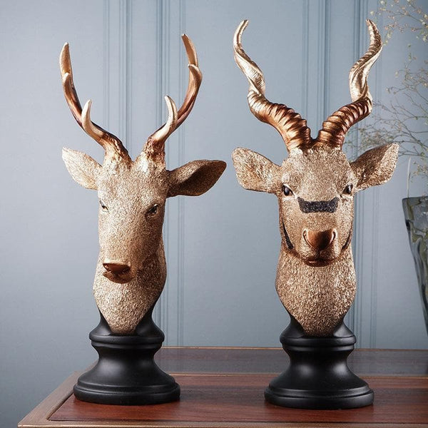 Showpieces - Stag Symphony Showpiece - Set Of Two