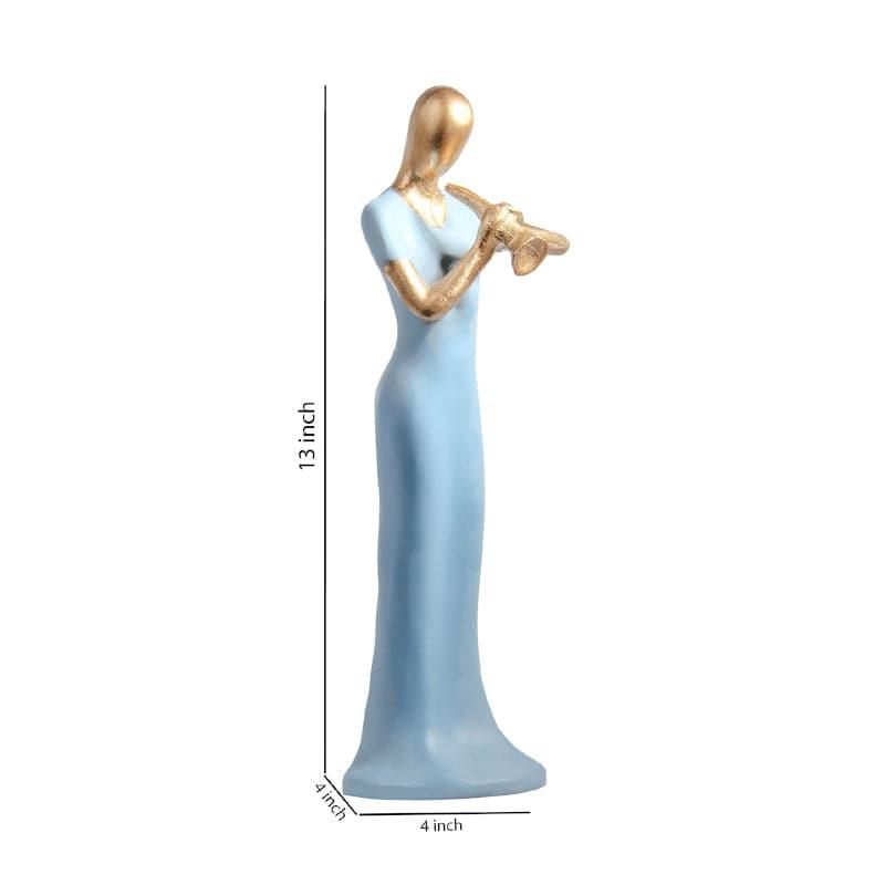 Buy Symphony Figurine Showpiece - Blue Showpieces from Vaaree