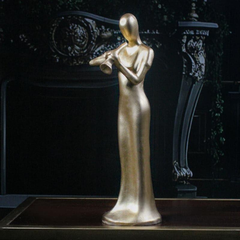 Showpieces - Symphony Figurine Showpiece - Gold