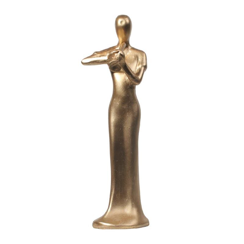 Buy Symphony Figurine Showpiece - Gold Showpieces from Vaaree