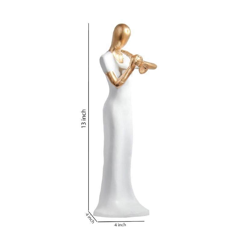 Showpieces - Symphony Figurine Showpiece - White