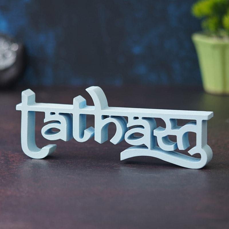 Buy Tadhasthu Typography Showpiece Showpieces from Vaaree