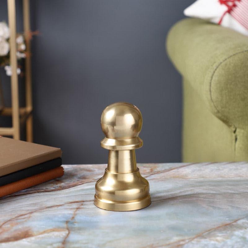 Buy The Chess Pawn Showpiece - Gold Showpiece from Vaaree