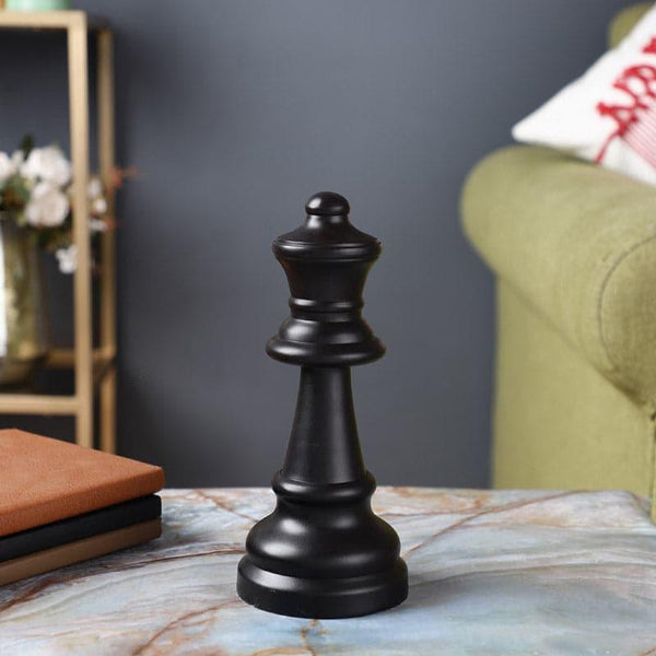 Buy Showpieces - The Chess Queen Showpiece - Black at Vaaree online
