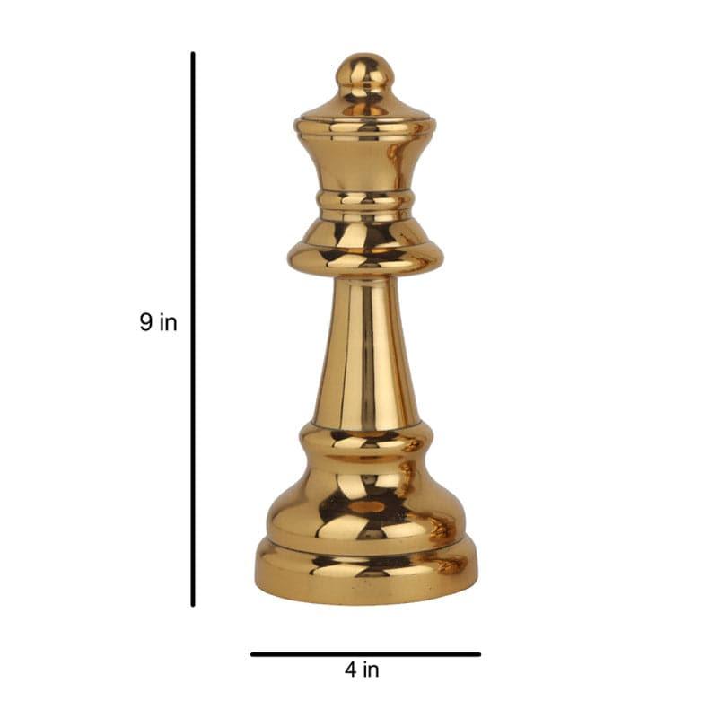 Showpieces - The Chess Queen Showpiece - Gold