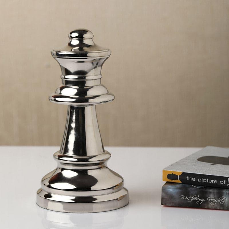 Buy The Chess Queen Showpiece - Silver Showpiece from Vaaree