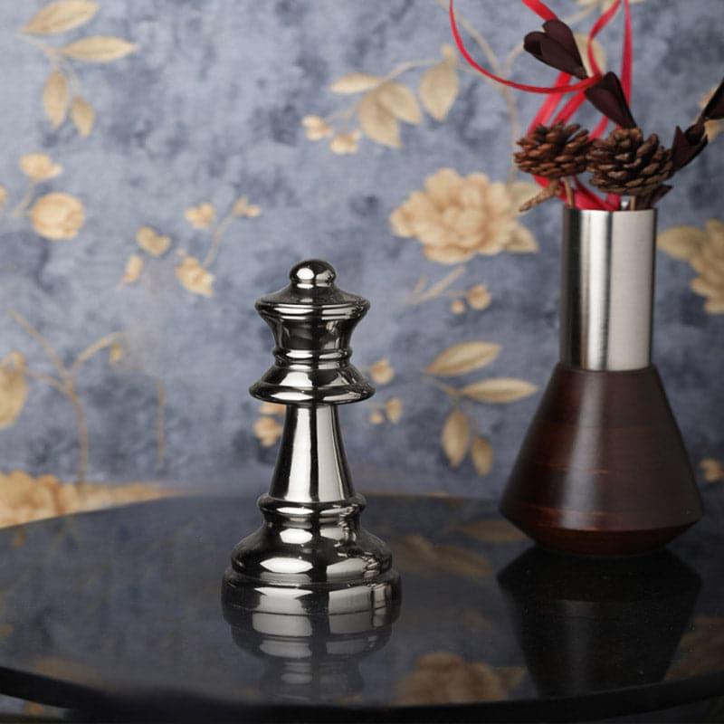 Buy The Chess Queen Showpiece - Silver Showpiece from Vaaree