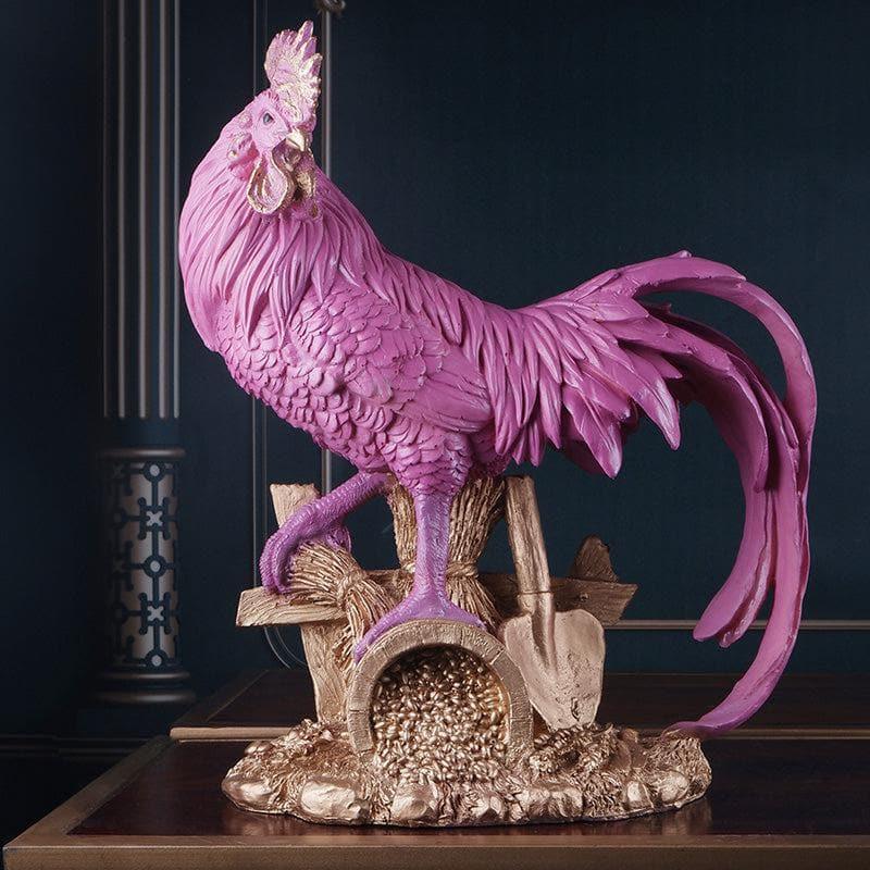 Buy The Rooster Showpiece - Purple Showpieces from Vaaree