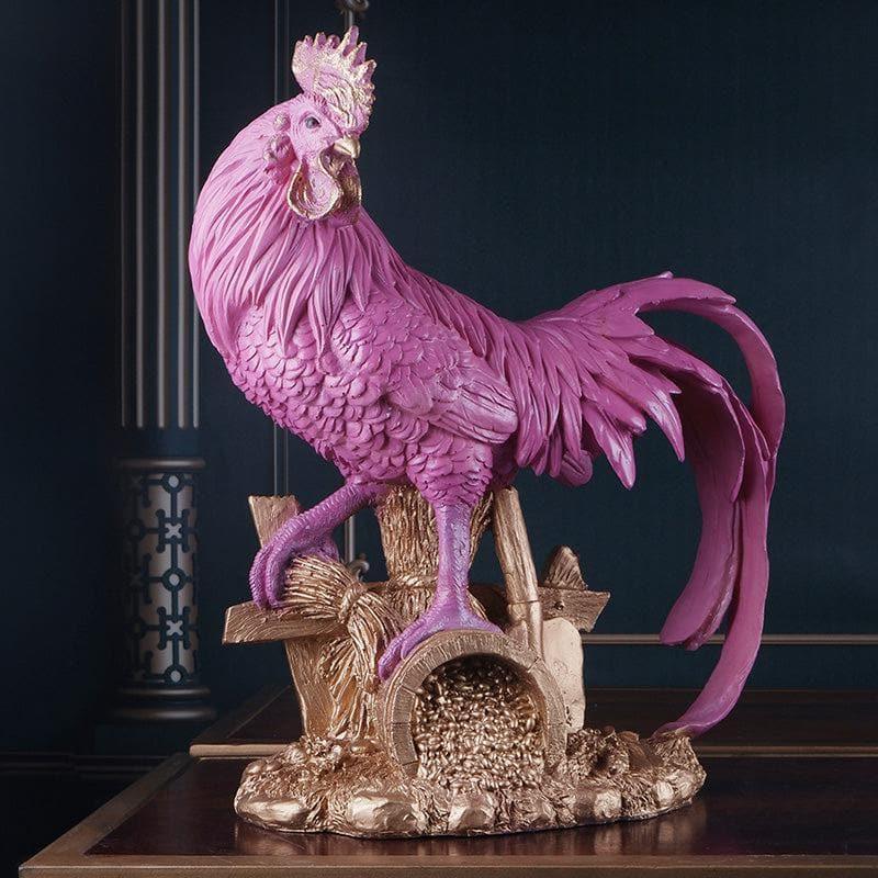 Buy The Rooster Showpiece - Purple Showpieces from Vaaree