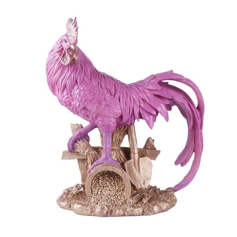 Buy The Rooster Showpiece - Purple Showpieces from Vaaree