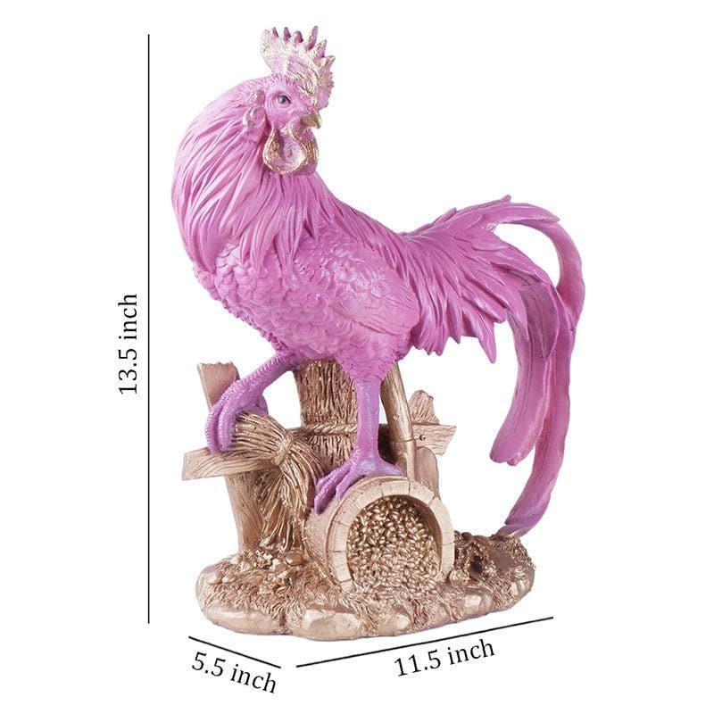 Buy The Rooster Showpiece - Purple Showpieces from Vaaree