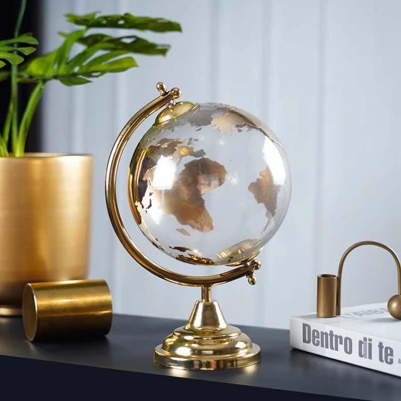 Showpieces - Travelogue Globe - Gold