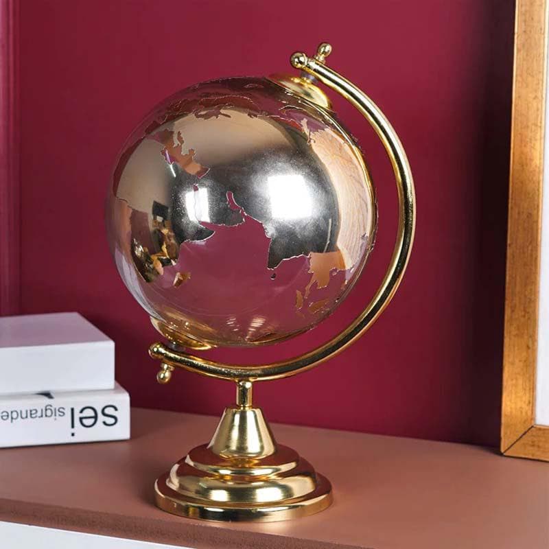 Buy Travelogue Globe - Gold Showpieces from Vaaree