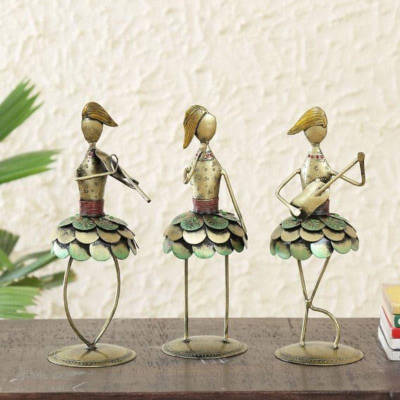 Buy Tribal Concert Showpiece - Set Of Three Showpieces from Vaaree