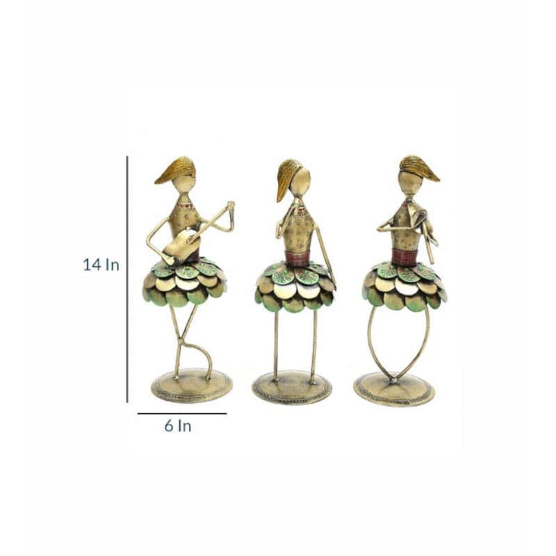 Buy Tribal Concert Showpiece - Set Of Three Showpieces from Vaaree