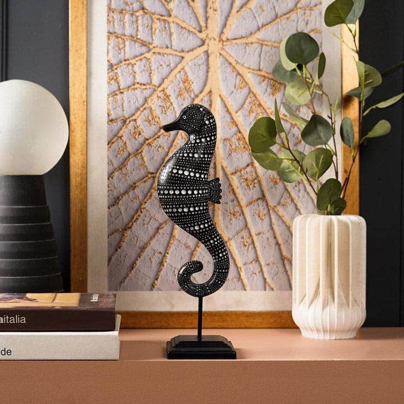 Buy Tribal Wave Seahorse Showpiece Showpieces from Vaaree