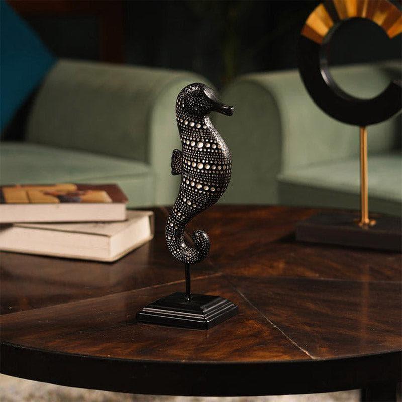 Buy Tribal Wave Seahorse Showpiece Showpieces from Vaaree