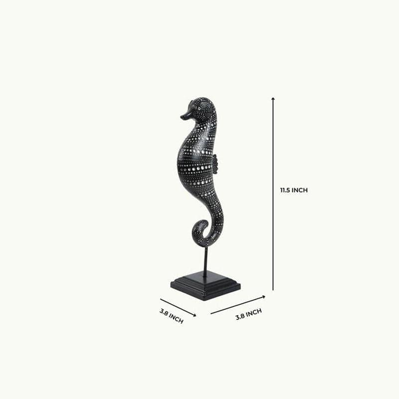 Buy Tribal Wave Seahorse Showpiece Showpieces from Vaaree