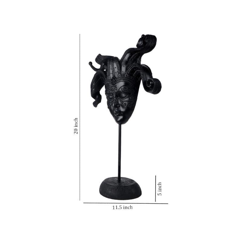 Buy Vintage Medusa Showpiece - Black Showpieces from Vaaree