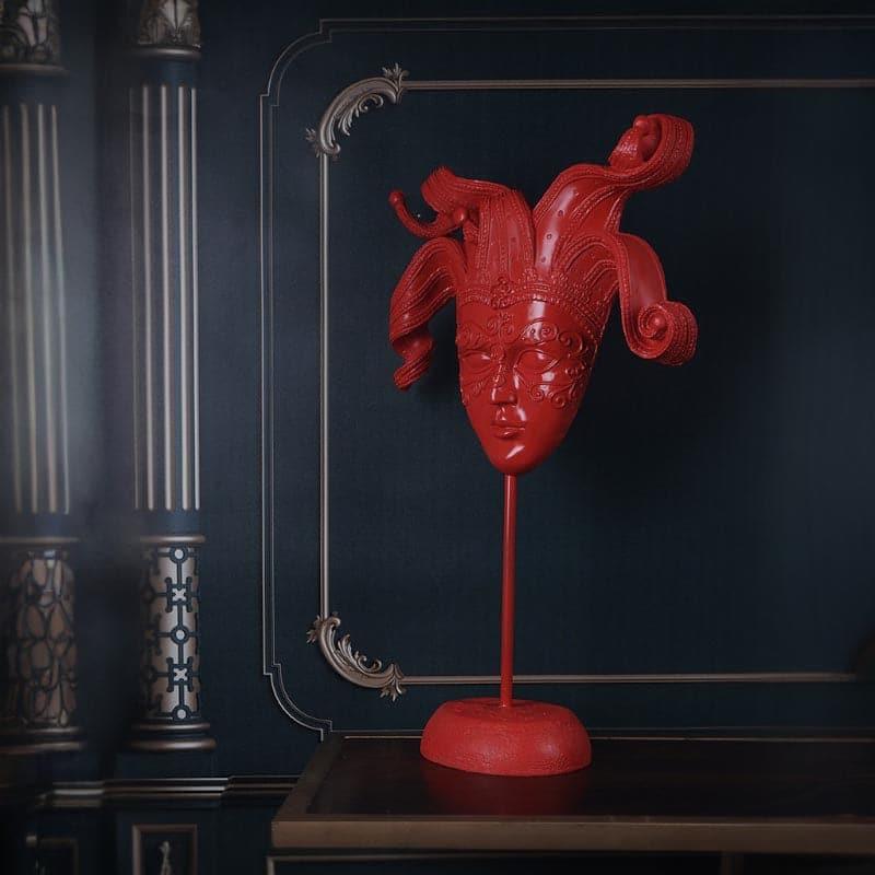 Buy Vintage Medusa Showpiece - Red Showpieces from Vaaree