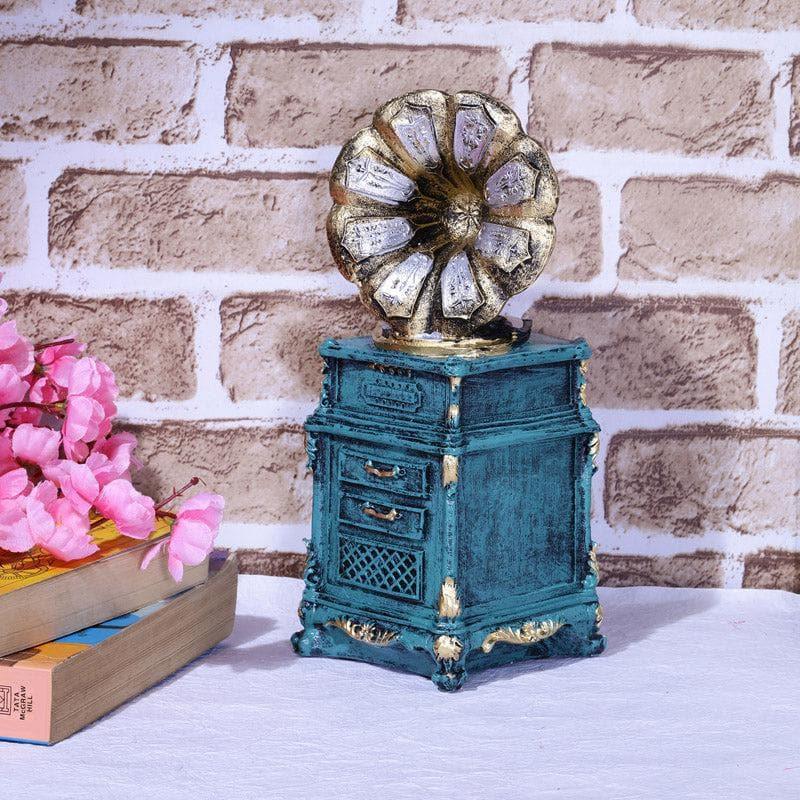 Buy Vintage Music Box Table Accent - Blue Showpieces from Vaaree