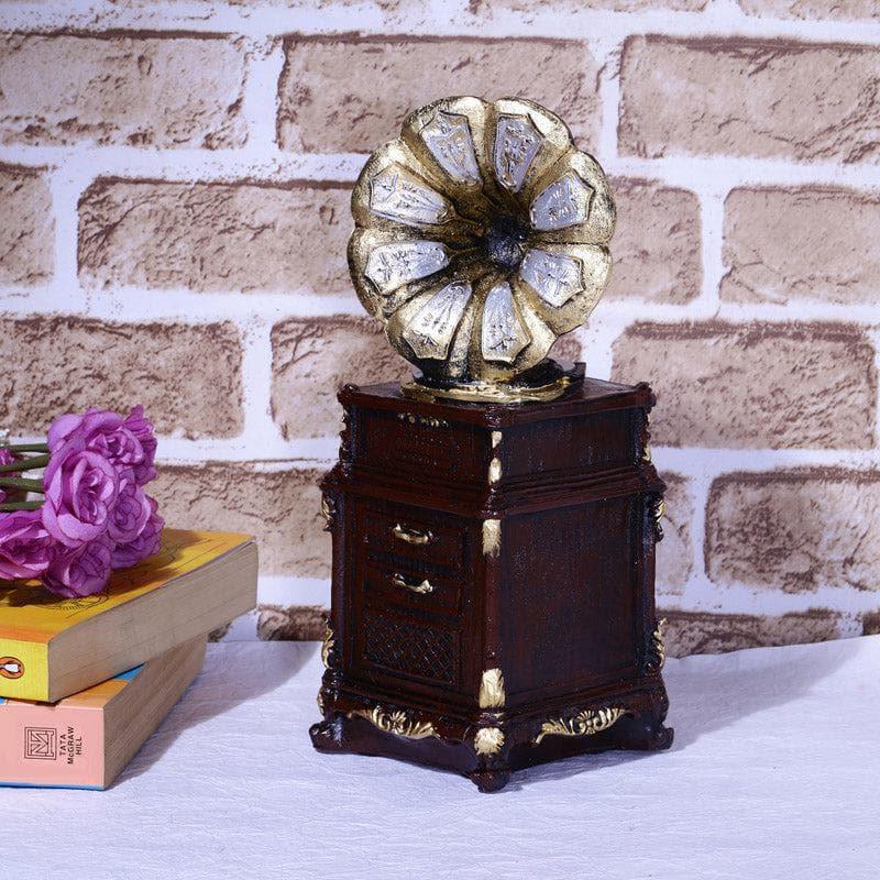 Buy Vintage Music Box Table Accent - Brown Showpieces from Vaaree