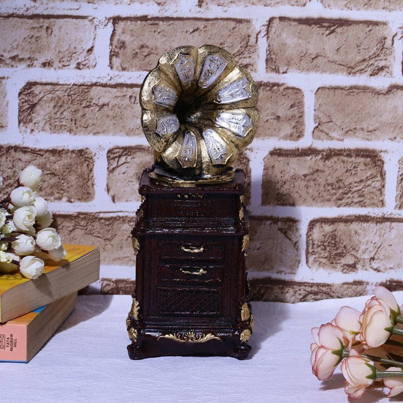 Buy Vintage Music Box Table Accent - Brown Showpieces from Vaaree