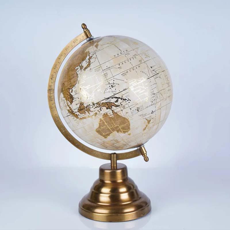 Buy Wanderlust Globe - Gold Showpieces from Vaaree