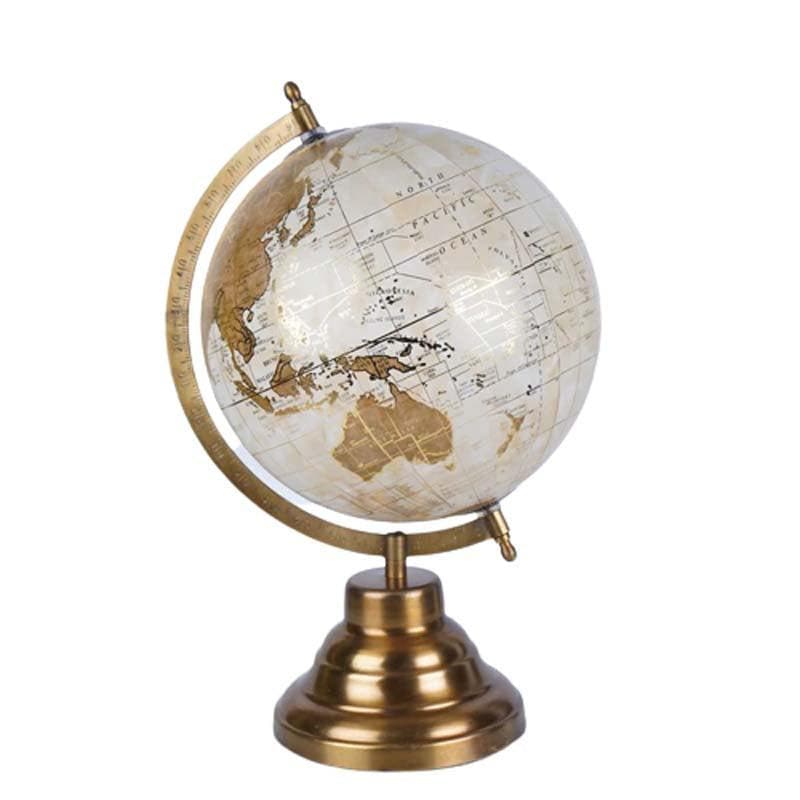 Buy Wanderlust Globe - Gold Showpieces from Vaaree