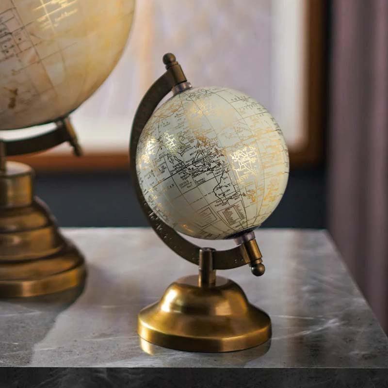 Buy Wanderlust Globe - Silver Showpieces from Vaaree