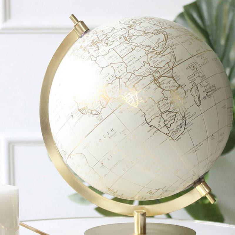 Buy Showpieces - White Mica Globe at Vaaree online