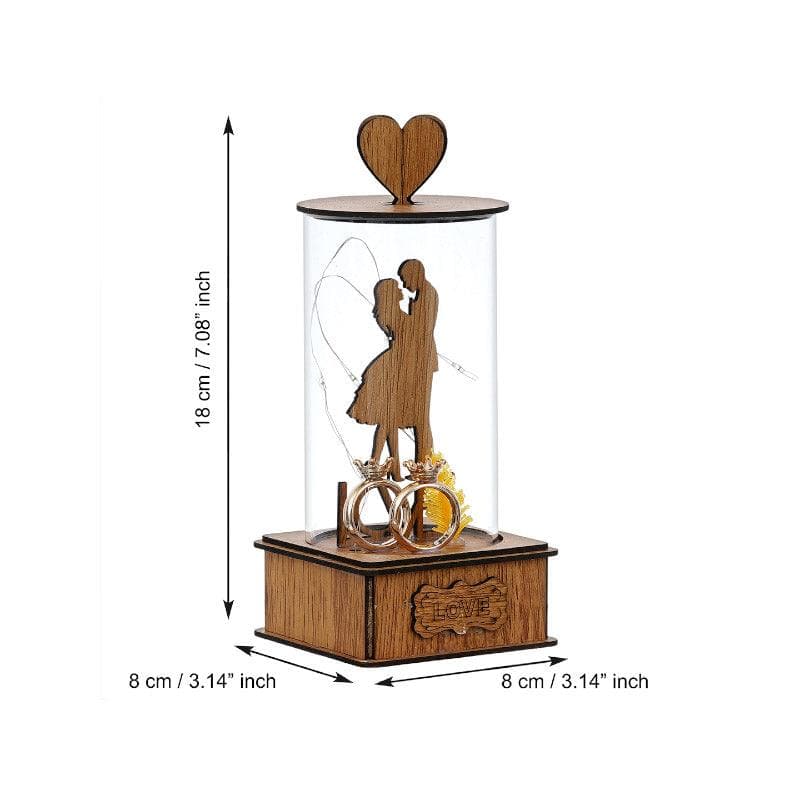 Buy Wooden Couple Romance Showpiece Showpieces from Vaaree