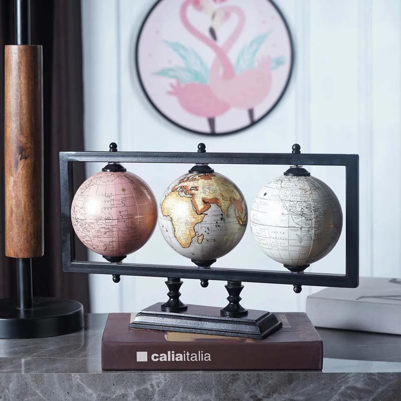 Buy World Tour Triad Globe Set Showpieces from Vaaree