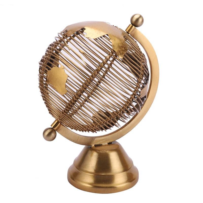 Buy World Whirl Showpiece - Gold Showpieces from Vaaree