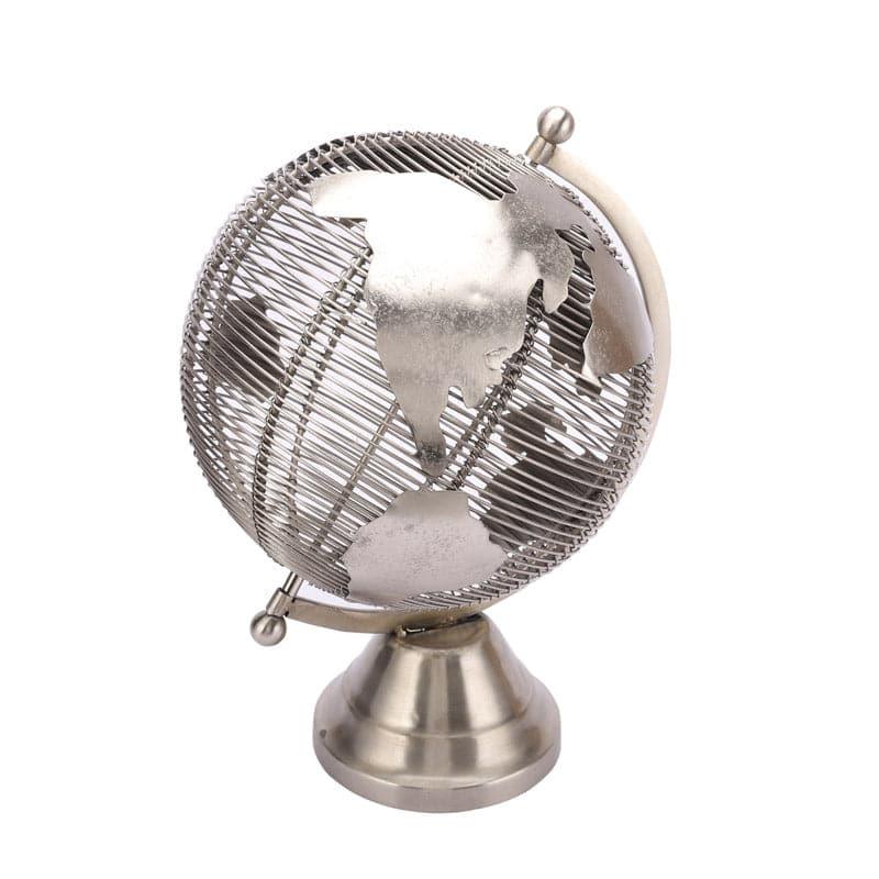 Buy World Whirl Showpiece - Silver Showpieces from Vaaree