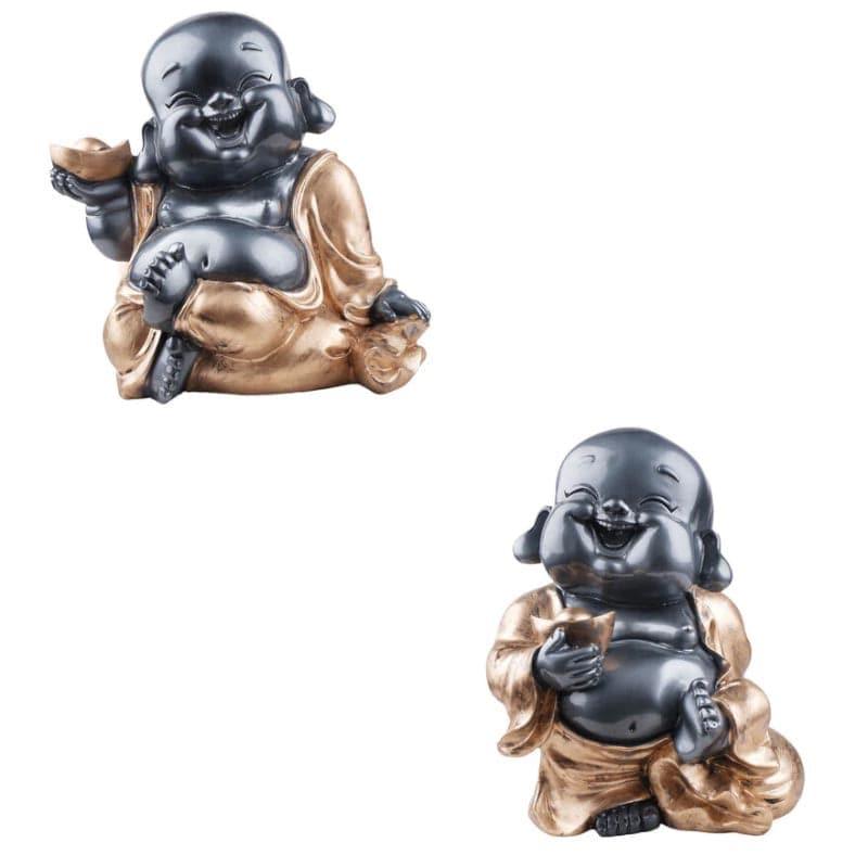 Buy Zentopic Fengshui Monks Standing Showpiece - Set Of Two Showpieces from Vaaree