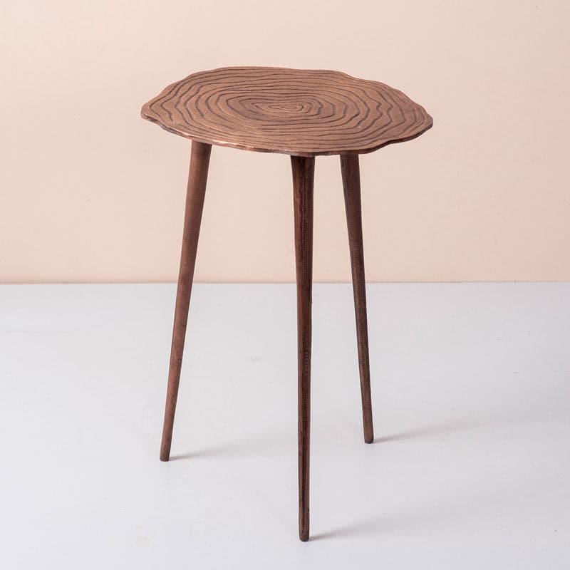 Buy Amalyn Accent Table - Copper Side & Bedside Tables from Vaaree