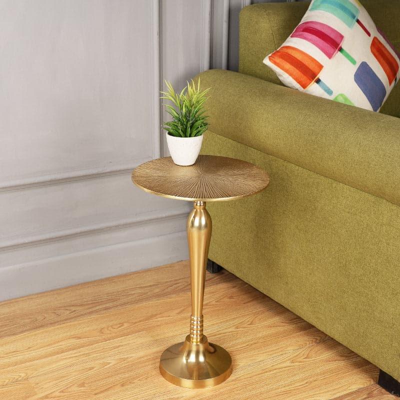 Buy Araban Accent Table - Gold Side & Bedside Tables from Vaaree