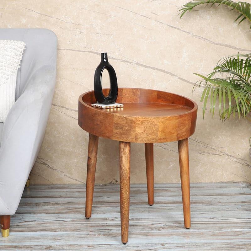 Buy Byro Wooden Accent Table Side & Bedside Tables from Vaaree