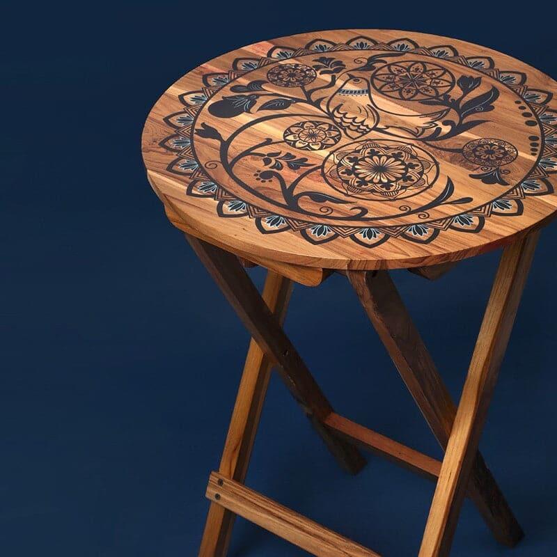 Buy Fitara Mandala Foldable Accent Table Side & Bedside Tables from Vaaree