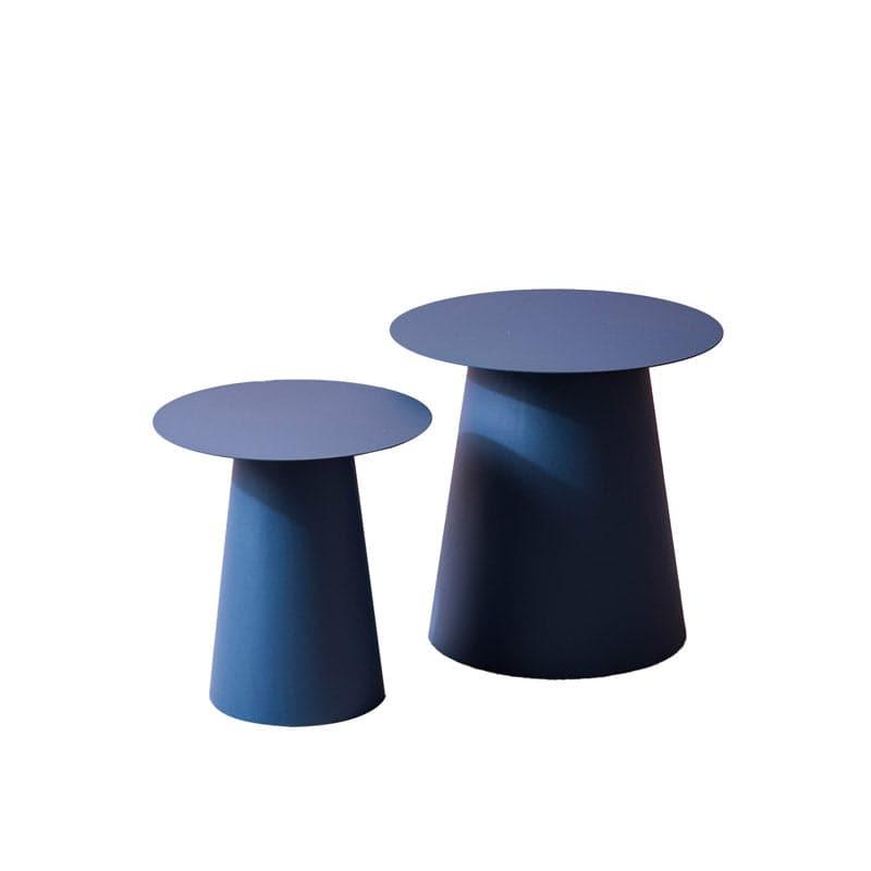 Buy Glino Accent Table (Blue) - Set Of Two Side & Bedside Tables from Vaaree