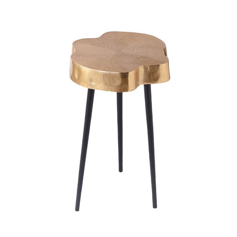 Buy Kora Aluminium Accent Table - Gold Side & Bedside Tables from Vaaree