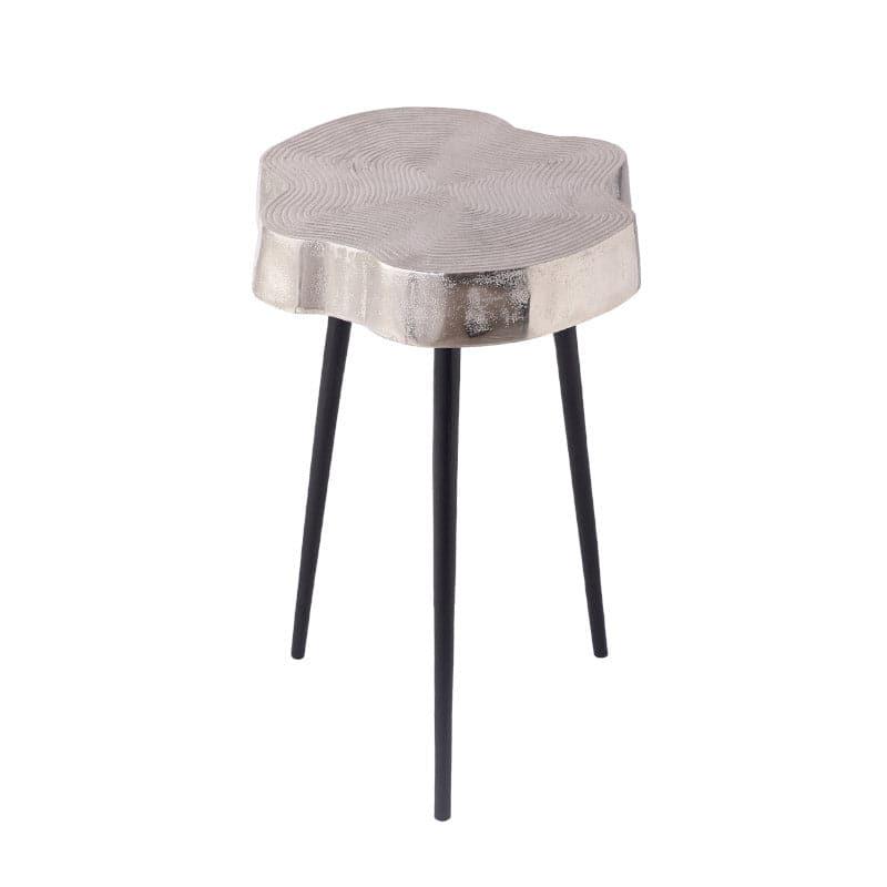 Buy Kora Aluminium Accent Table - Silver Side & Bedside Tables from Vaaree