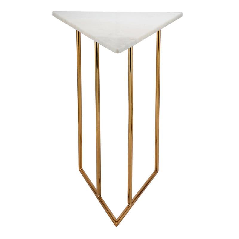 Buy Triad Tango Accent Table - Gold Side & Bedside Tables from Vaaree