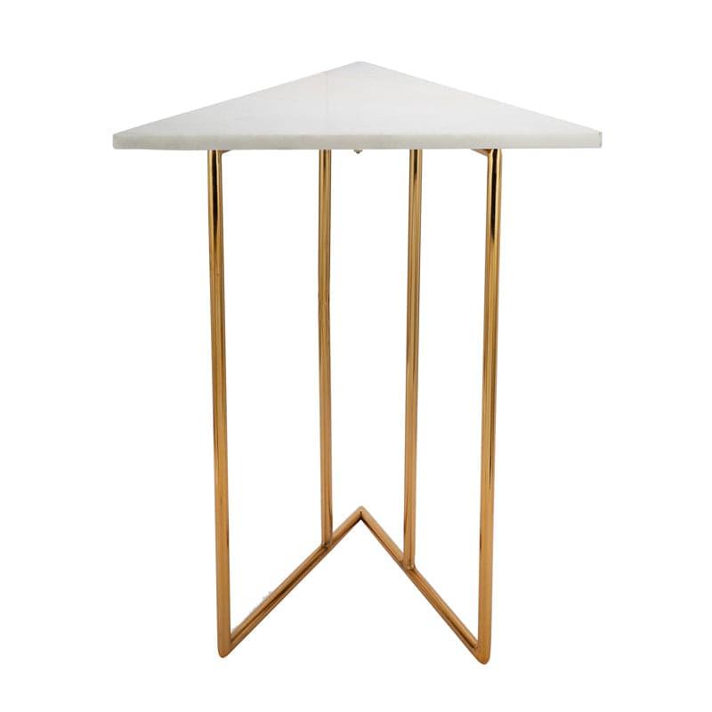 Buy Triad Tango Accent Table - Gold Side & Bedside Tables from Vaaree