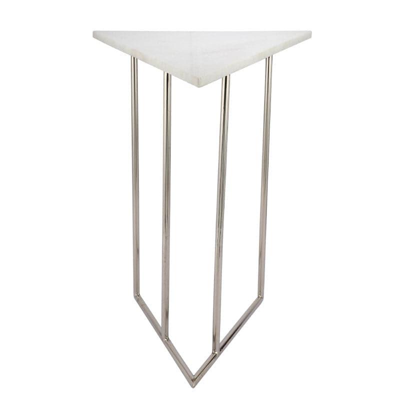 Buy Triad Tango Accent Table - Silver Side & Bedside Tables from Vaaree