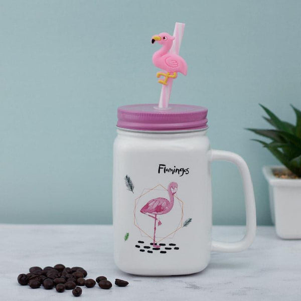 Buy Sipper - Flamingo Fling Mug - 400 ML at Vaaree online