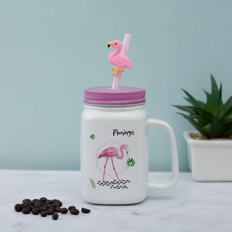 Buy Pink Paradise Mug - 400 ML Sipper from Vaaree