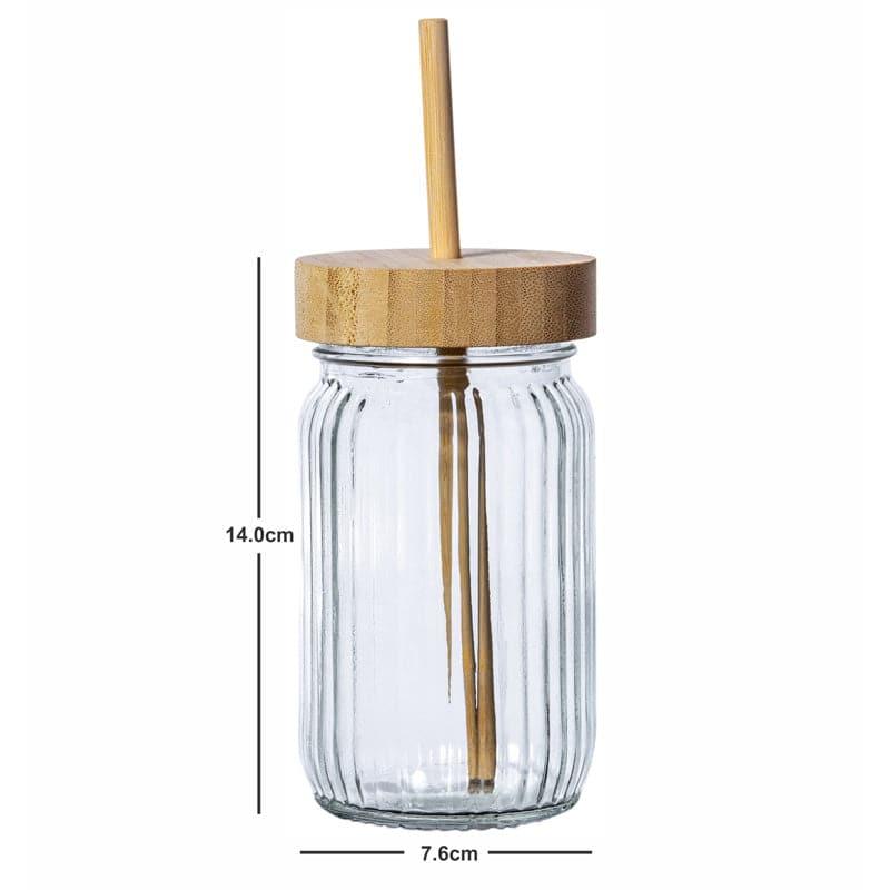 Buy Ponting Drinking Jar With Straw Sipper from Vaaree